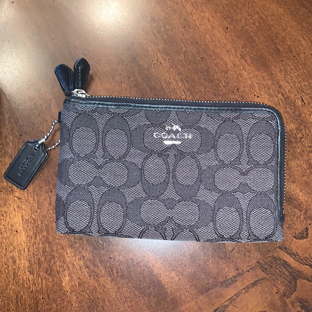 Women’s Coach handbag-black denim - Picture 8 of 10